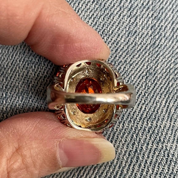 Spessartine Garnet Ring - Picture 4 of 6